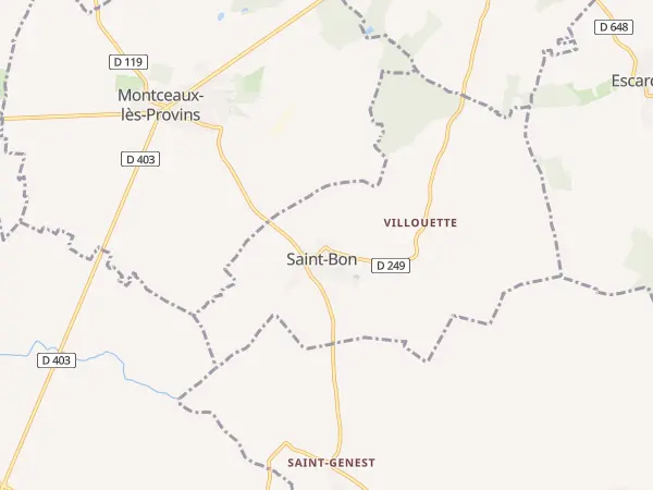 Plan de Saint-Bon