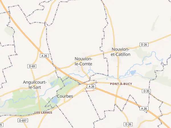 Plan de Nouvion-le-Comte