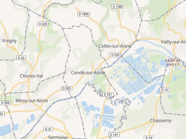 Plan de Condé-sur-Aisne