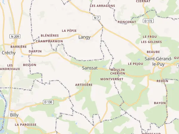 Plan de Sanssat