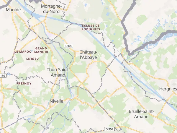 Plan de Château-l’Abbaye