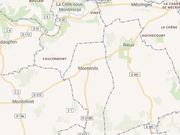 Plan de Montenils