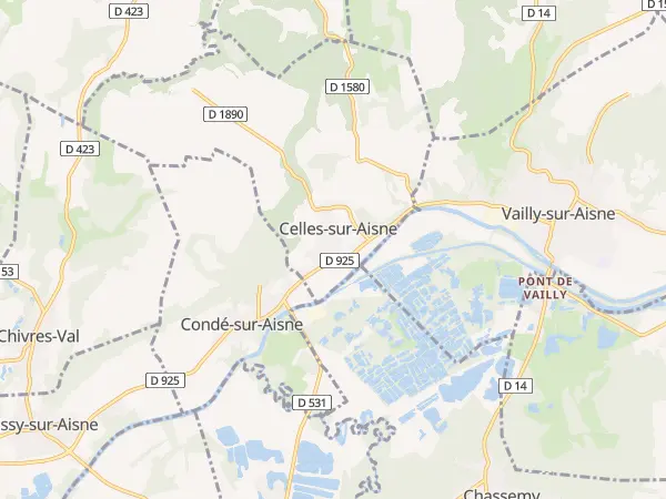 Plan de Celles-sur-Aisne
