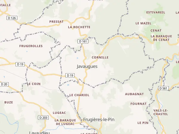 Plan de Javaugues