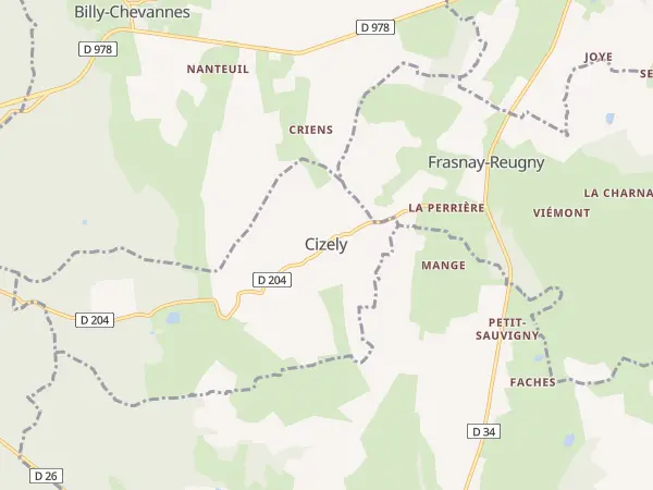 Plan de Cizely