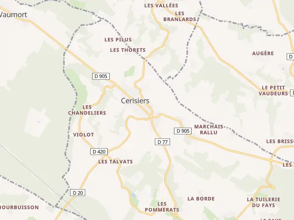 Plan de Cerisiers