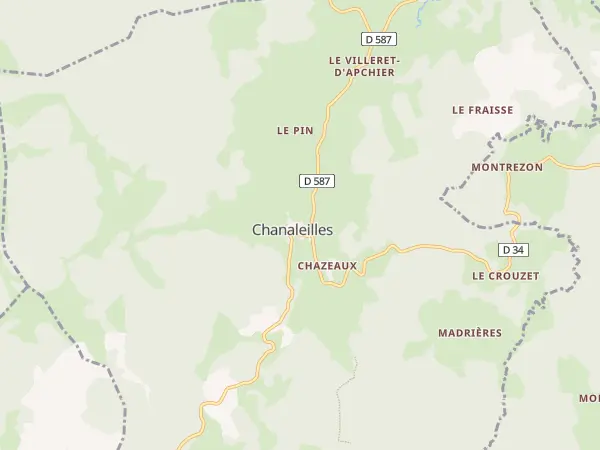 Plan de Chanaleilles
