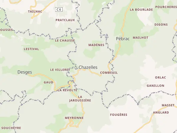 Plan de Chazelles
