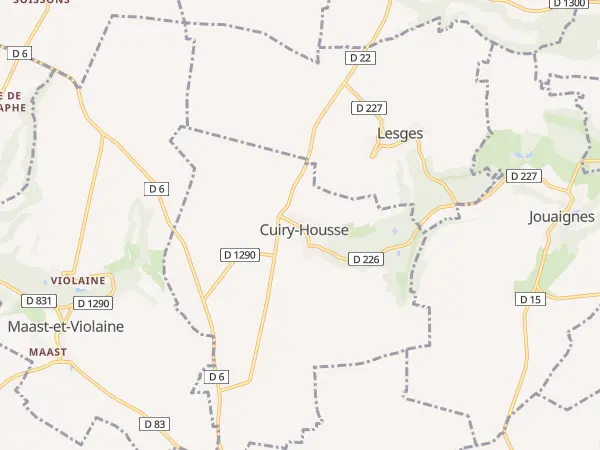 Plan de Cuiry-Housse
