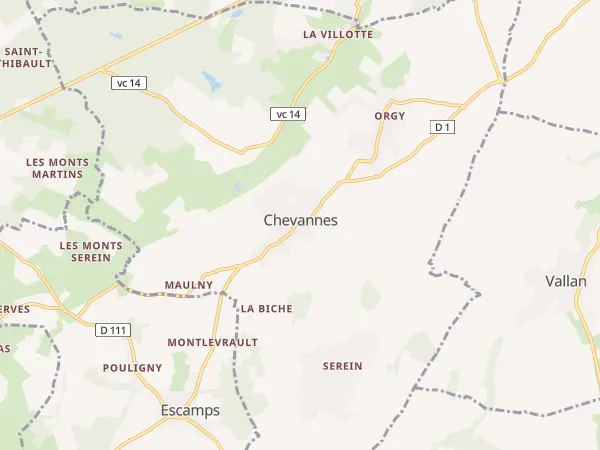 Plan de Chevannes