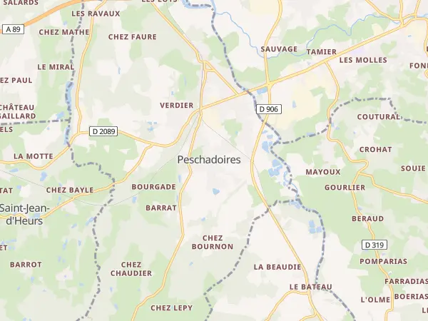 Plan de Peschadoires