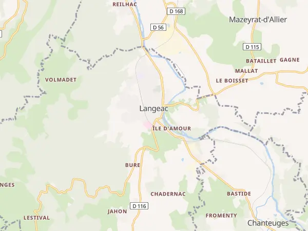 Plan de Langeac