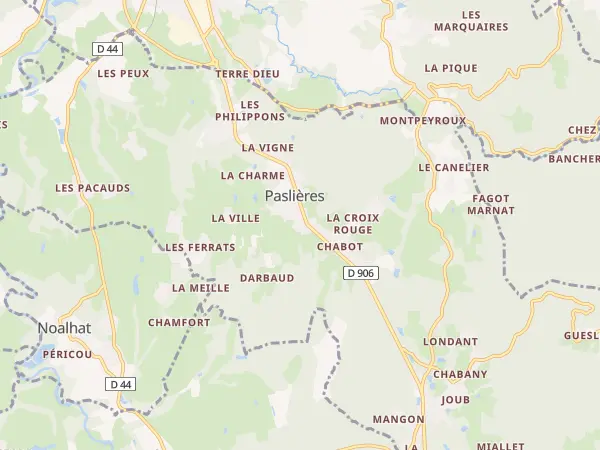 Plan de Paslières