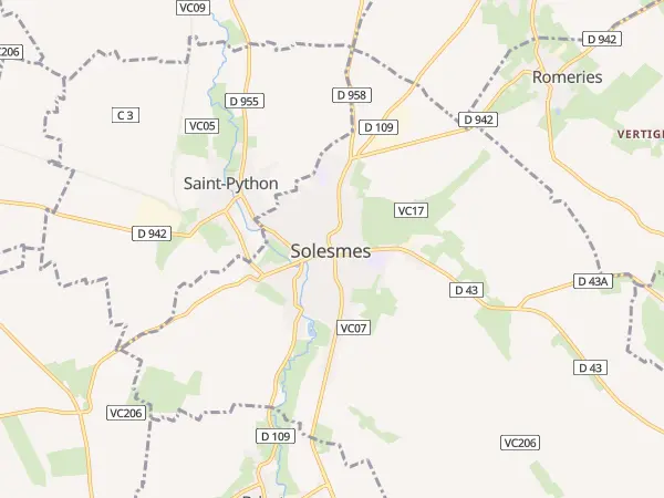 Plan de Solesmes