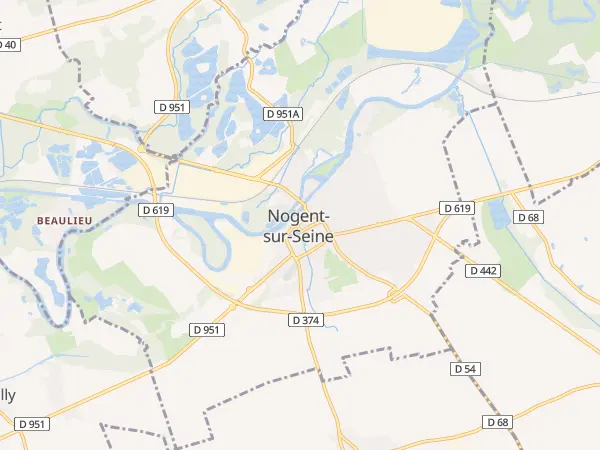 Plan de Nogent-sur-Seine