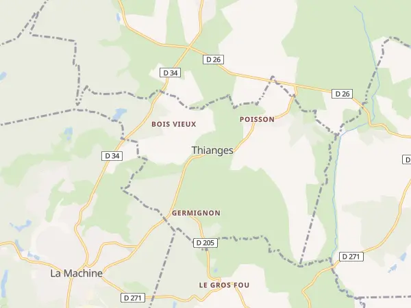 Plan de Thianges
