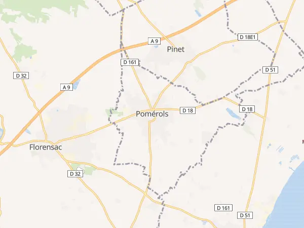 Plan de Pomérols