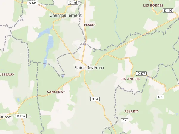 Plan de Saint-Révérien