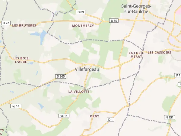 Plan de Villefargeau