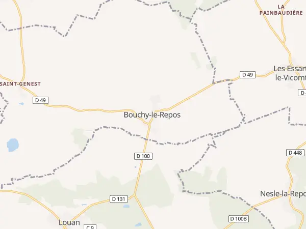Plan de Bouchy-Saint-Genest