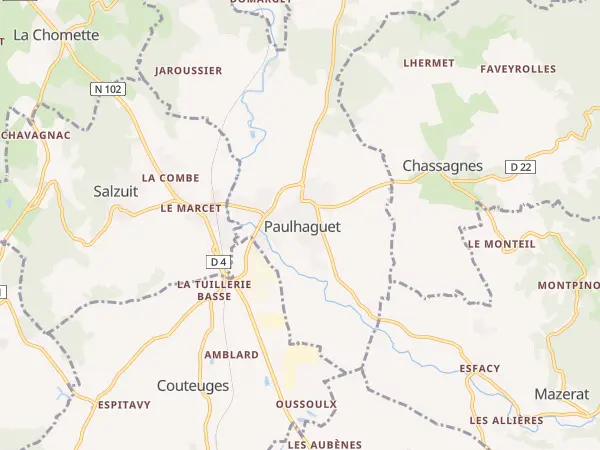Plan de Paulhaguet