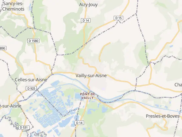 Plan de Vailly-sur-Aisne