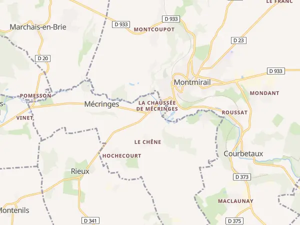 Plan de Mécringes