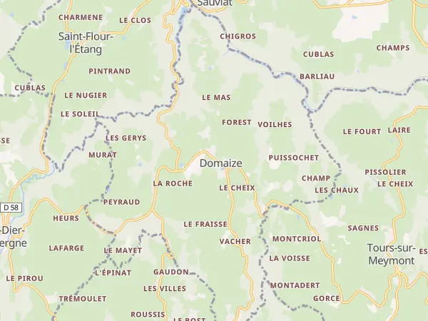 Plan de Domaize