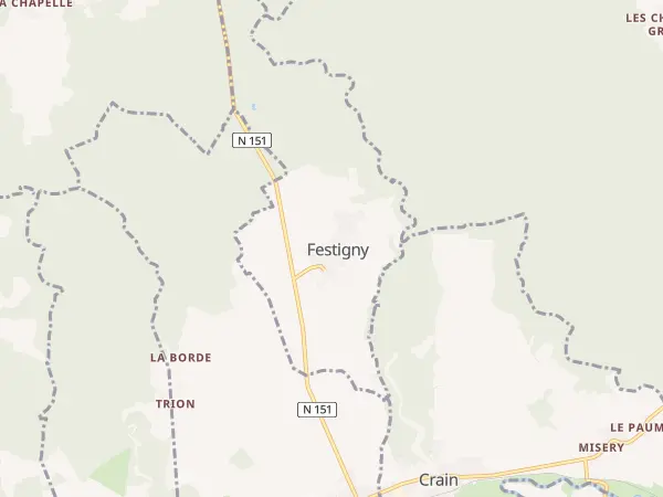 Plan de Festigny
