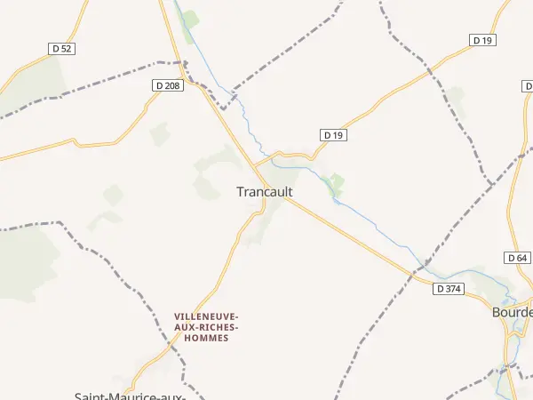 Plan de Trancault