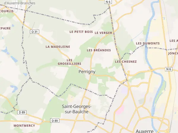Plan de Perrigny
