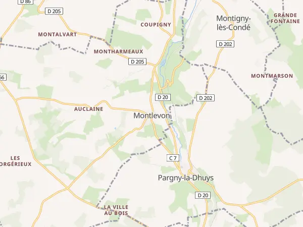 Plan de Montlevon
