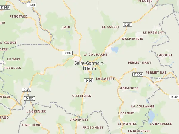 Plan de Saint-Germain-l’Herm