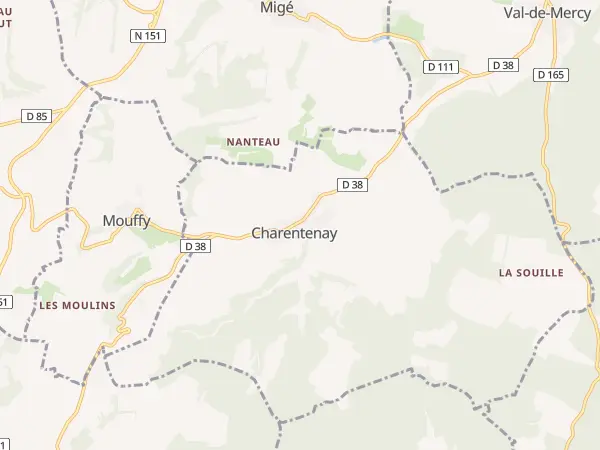Plan de Charentenay