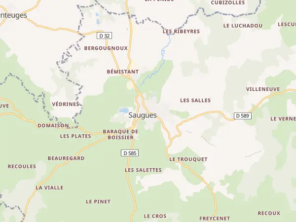 Plan de Saugues