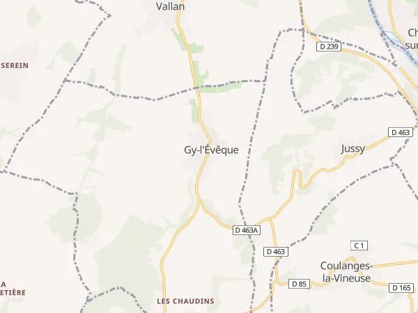 Plan de Gy-l’Évêque