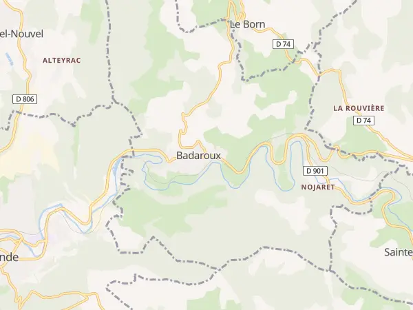 Plan de Badaroux