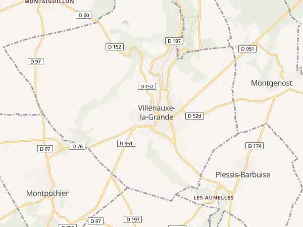 Plan de Villenauxe-la-Grande