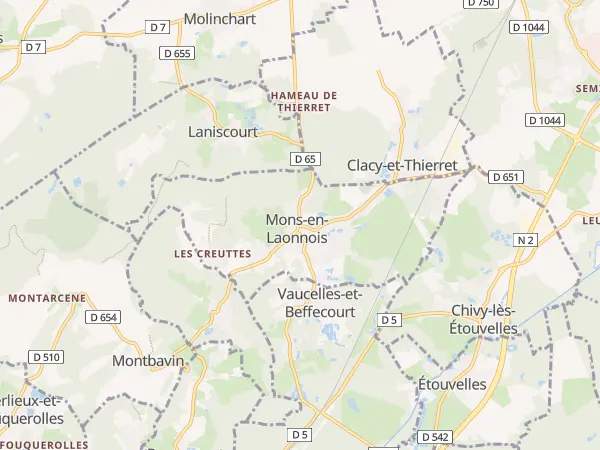 Plan de Mons-en-Laonnois