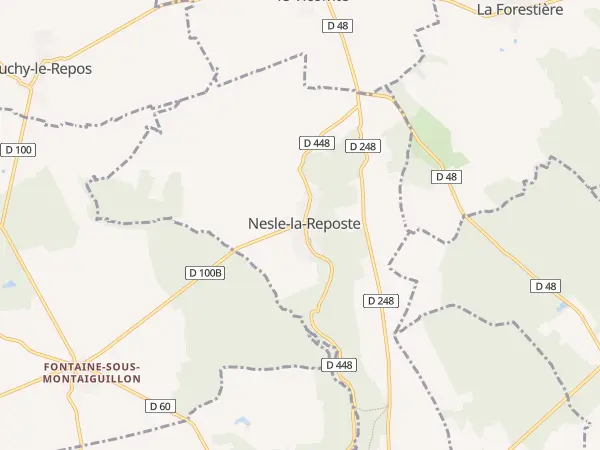 Plan de Nesle-la-Reposte