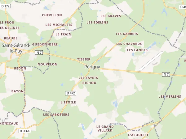Plan de Périgny