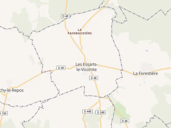 Plan des Essarts-le-Vicomte
