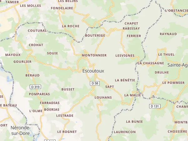 Plan de Escoutoux