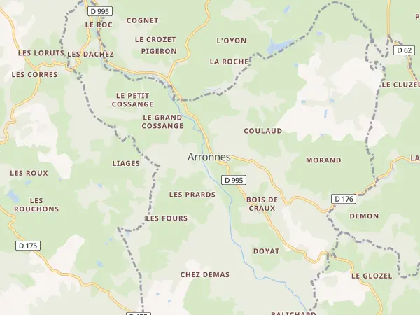 Plan de Arronnes