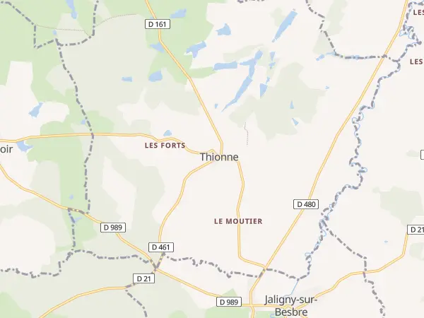 Plan de Thionne