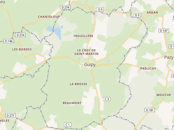 Plan de Guipy