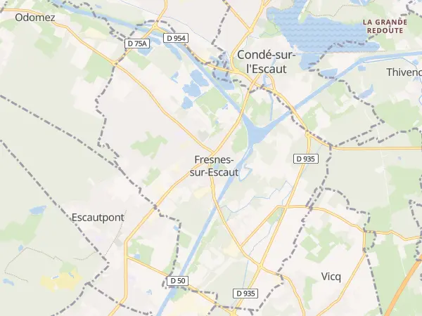 Plan de Fresnes-sur-Escaut