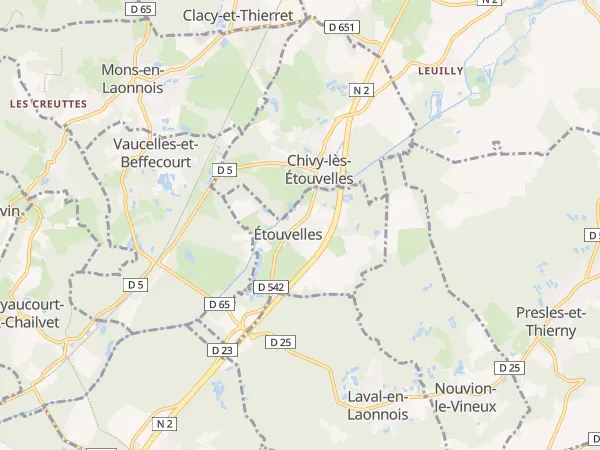 Plan de Étouvelles