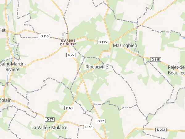 Plan de Ribeauville