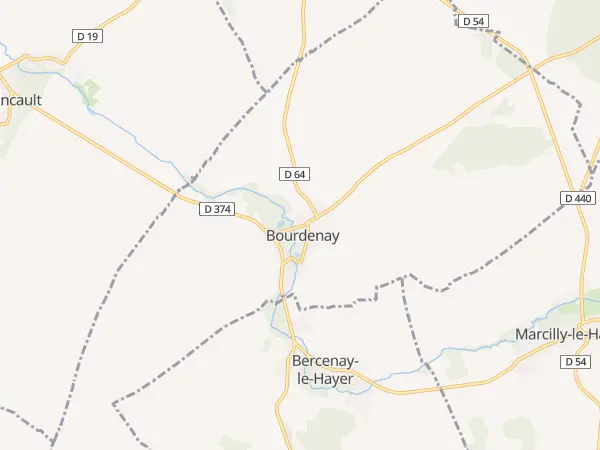 Plan de Bourdenay